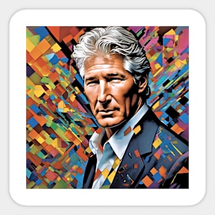 colorful image with Richard Gere Sticker